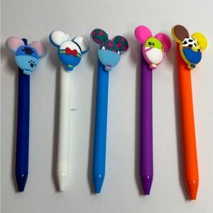Colorful Cartoon Character Pens Set